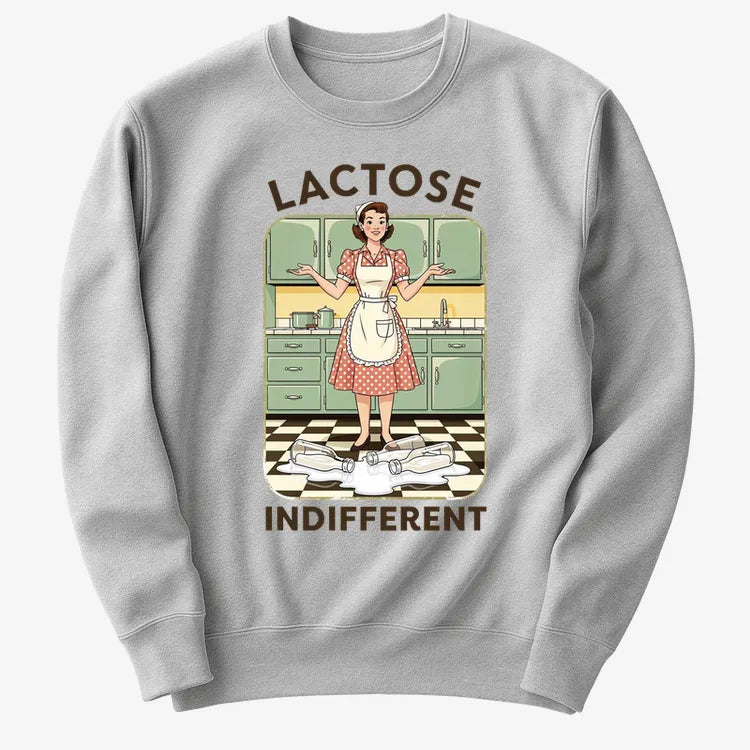 Lactose Indifferent Retro Kitchen Humor