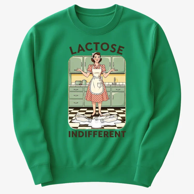 Lactose Indifferent Retro Kitchen Humor