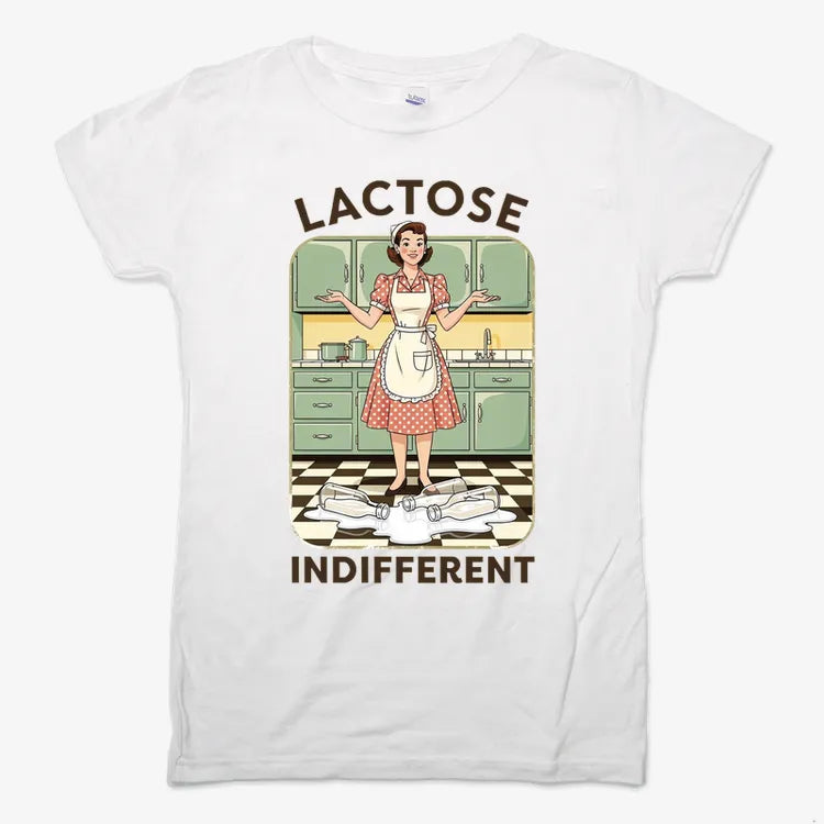 Lactose Indifferent Retro Kitchen Humor