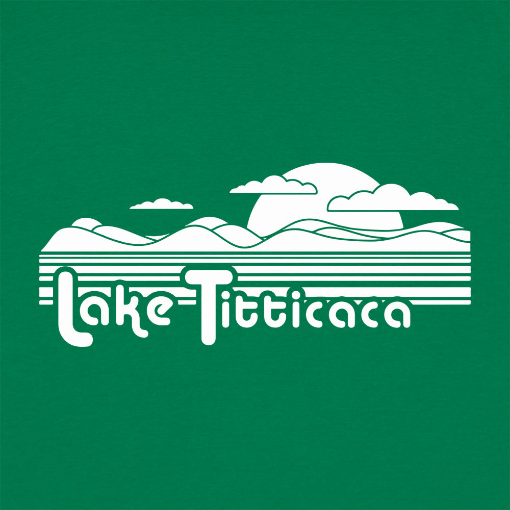 Lake Titticaca Retro Mountain Lake Pun