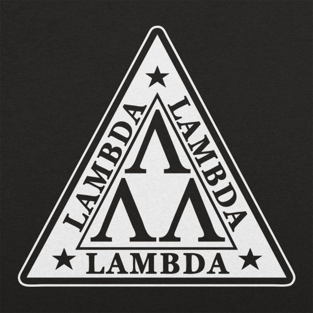 Lambda Lambda Lambda Nerd Fraternity Triangle Crest