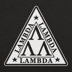Lambda Lambda Lambda Nerd Fraternity Triangle Crest