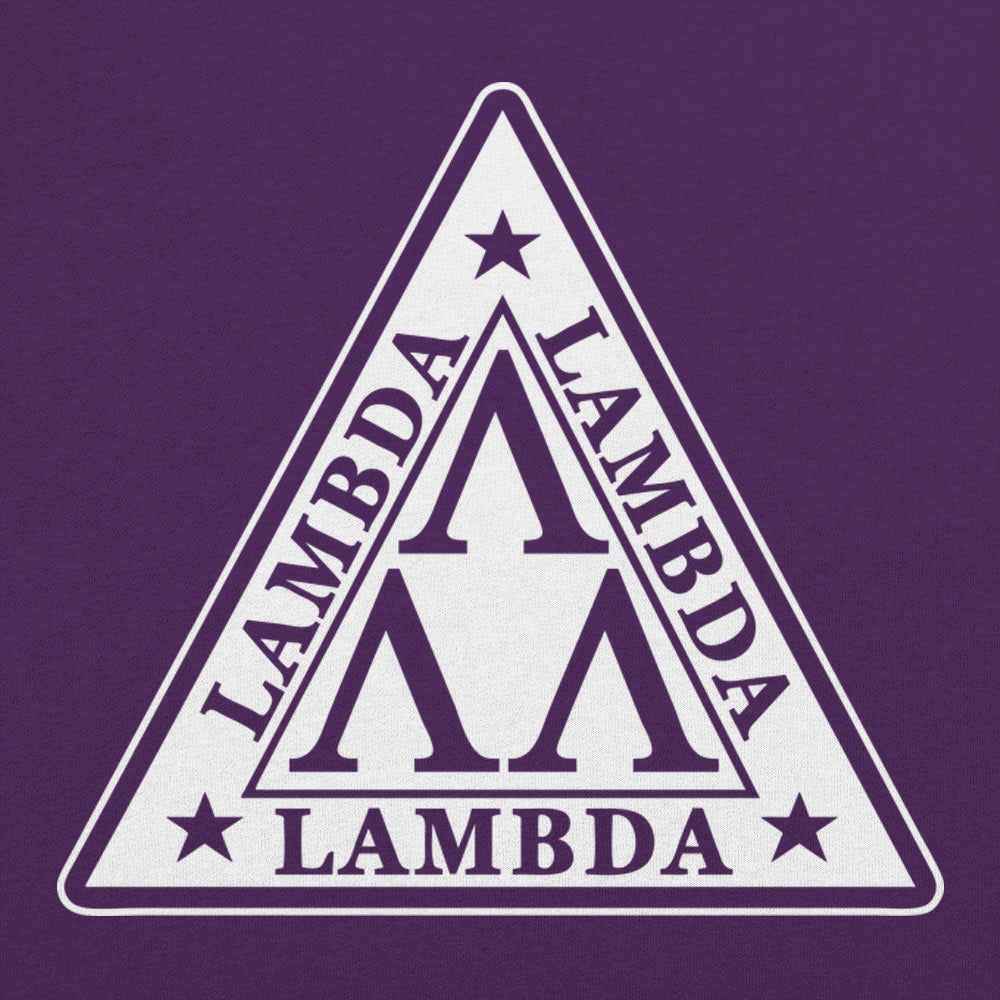 Lambda Lambda Lambda Nerd Fraternity Triangle Crest