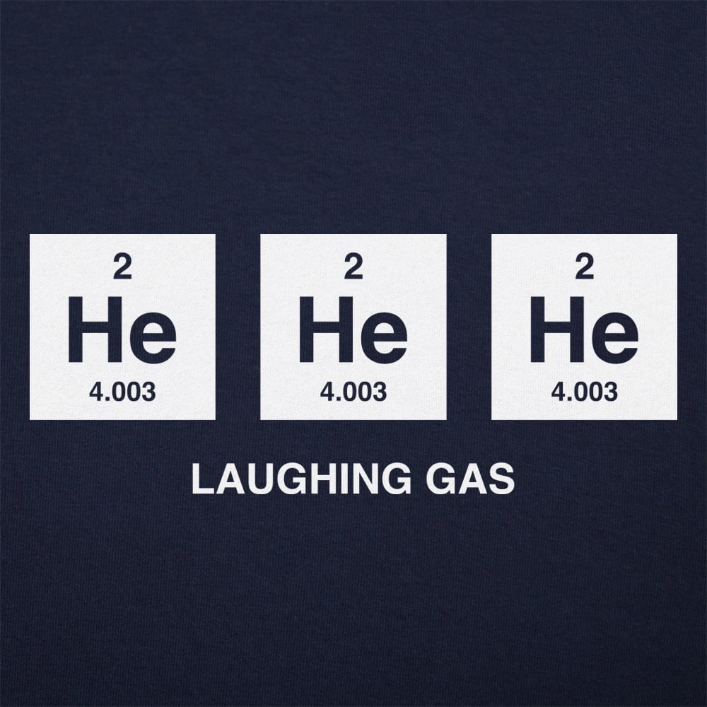 Laughing Gas He He He Helium Periodic Table Pun