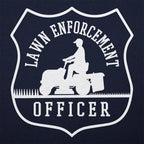 Lawn Enforcement Officer Badge with Riding Mower
