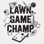 Lawn Game Champ with Cornhole. Horseshoes. and Bocce