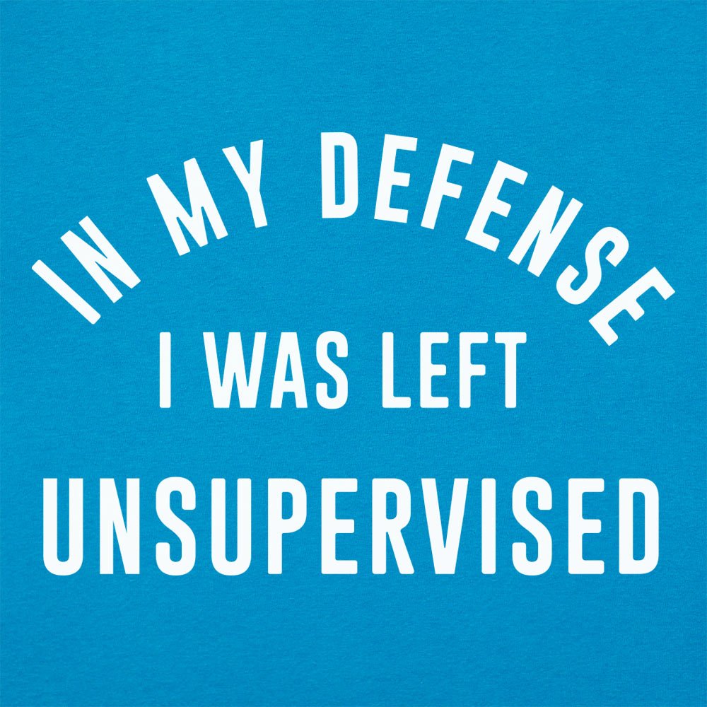 In My Defense I Was Left Unsupervised
