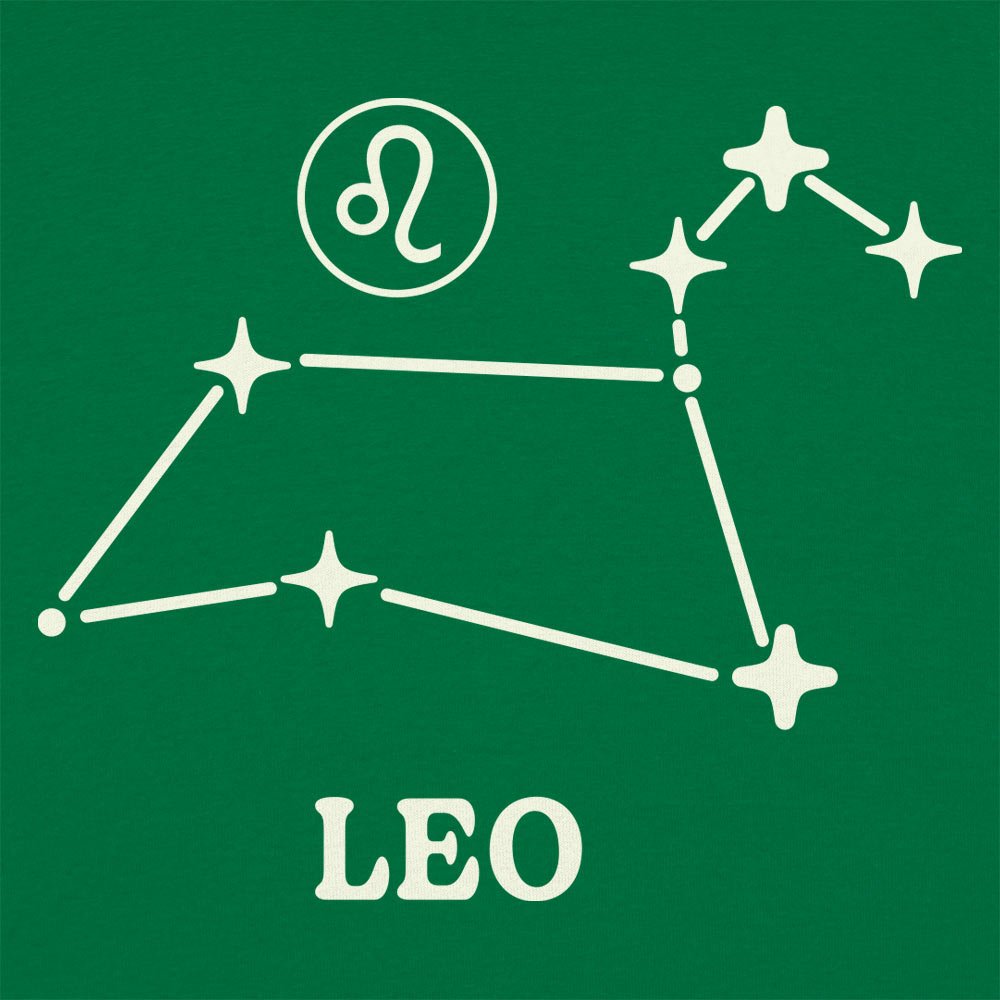 Leo Constellation Zodiac Sign Star Map