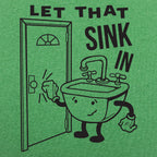 Let That Sink In Cartoon Sink Knocking on Door
