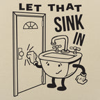 Let That Sink In Cartoon Sink Knocking on Door