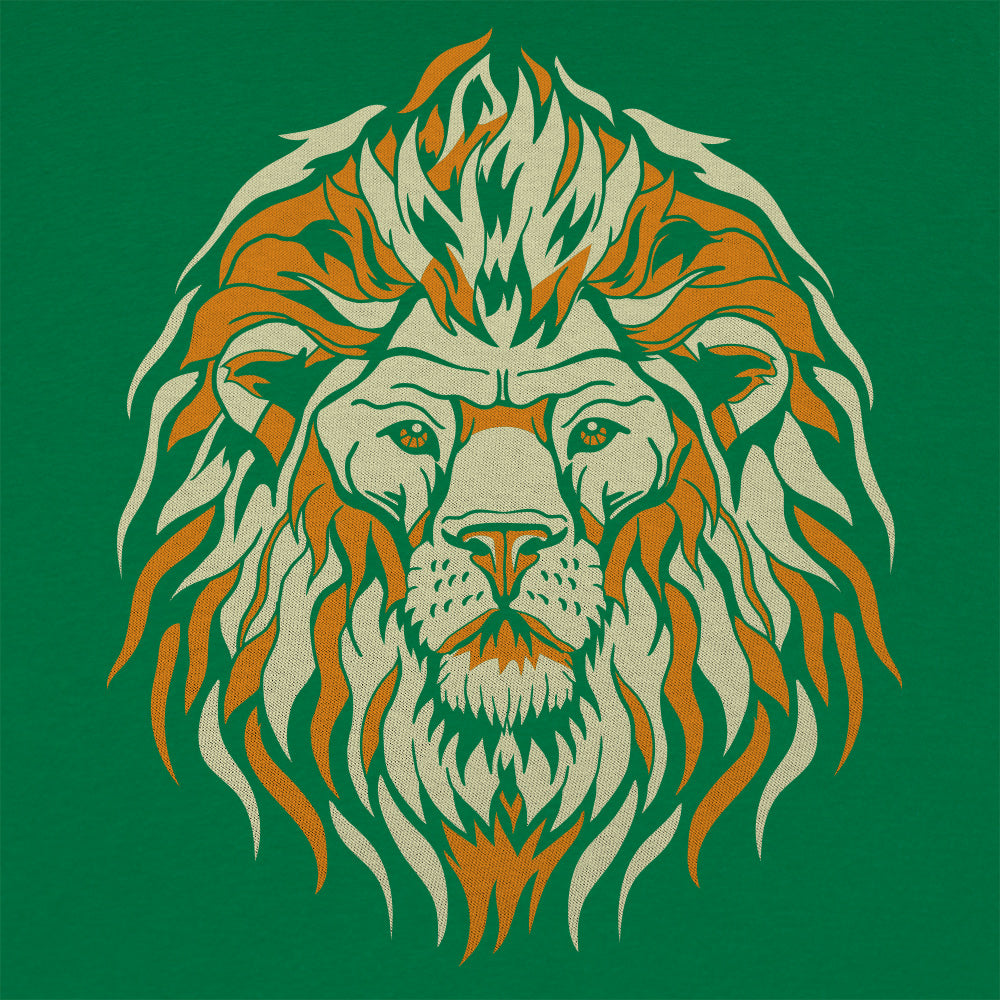 Lion Spirit Bold Tribal Lion Face