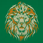 Lion Spirit Bold Tribal Lion Face