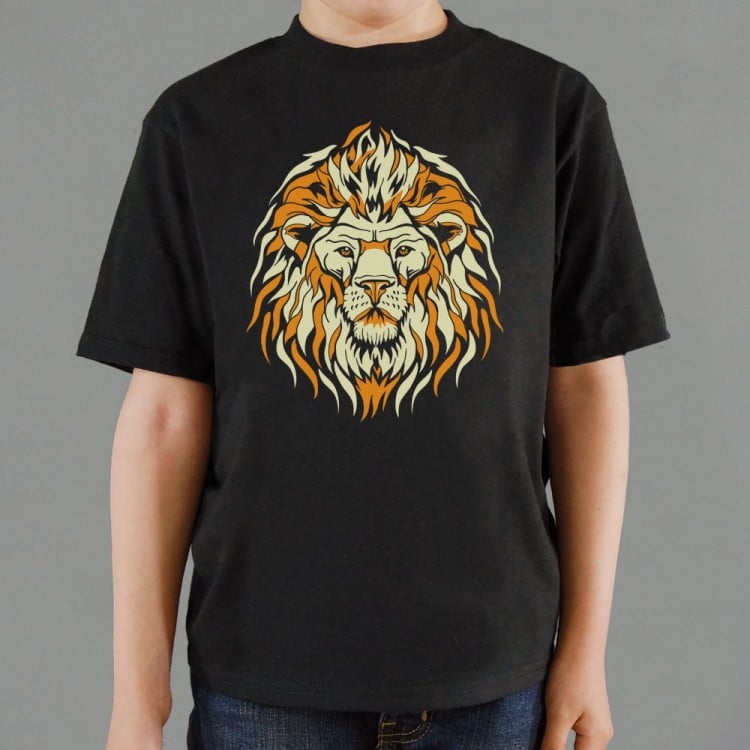 Lion Spirit Bold Tribal Lion Face