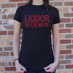 Liquor Beer Wine Neon Bar Sign