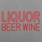 Liquor Beer Wine Neon Bar Sign