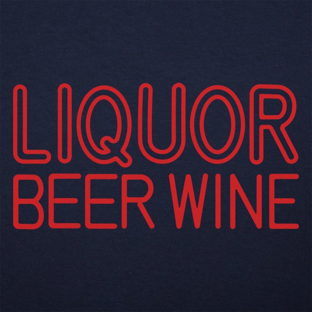 Liquor Beer Wine Neon Bar Sign
