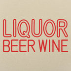 Liquor Beer Wine Neon Bar Sign