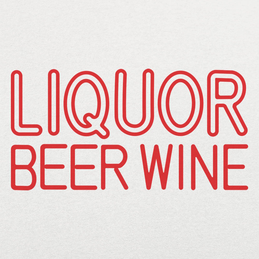 Liquor Beer Wine Neon Bar Sign
