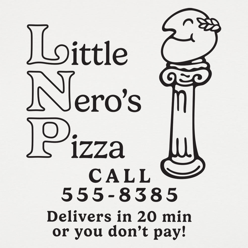 Little Nero's Pizza Delivery Logo