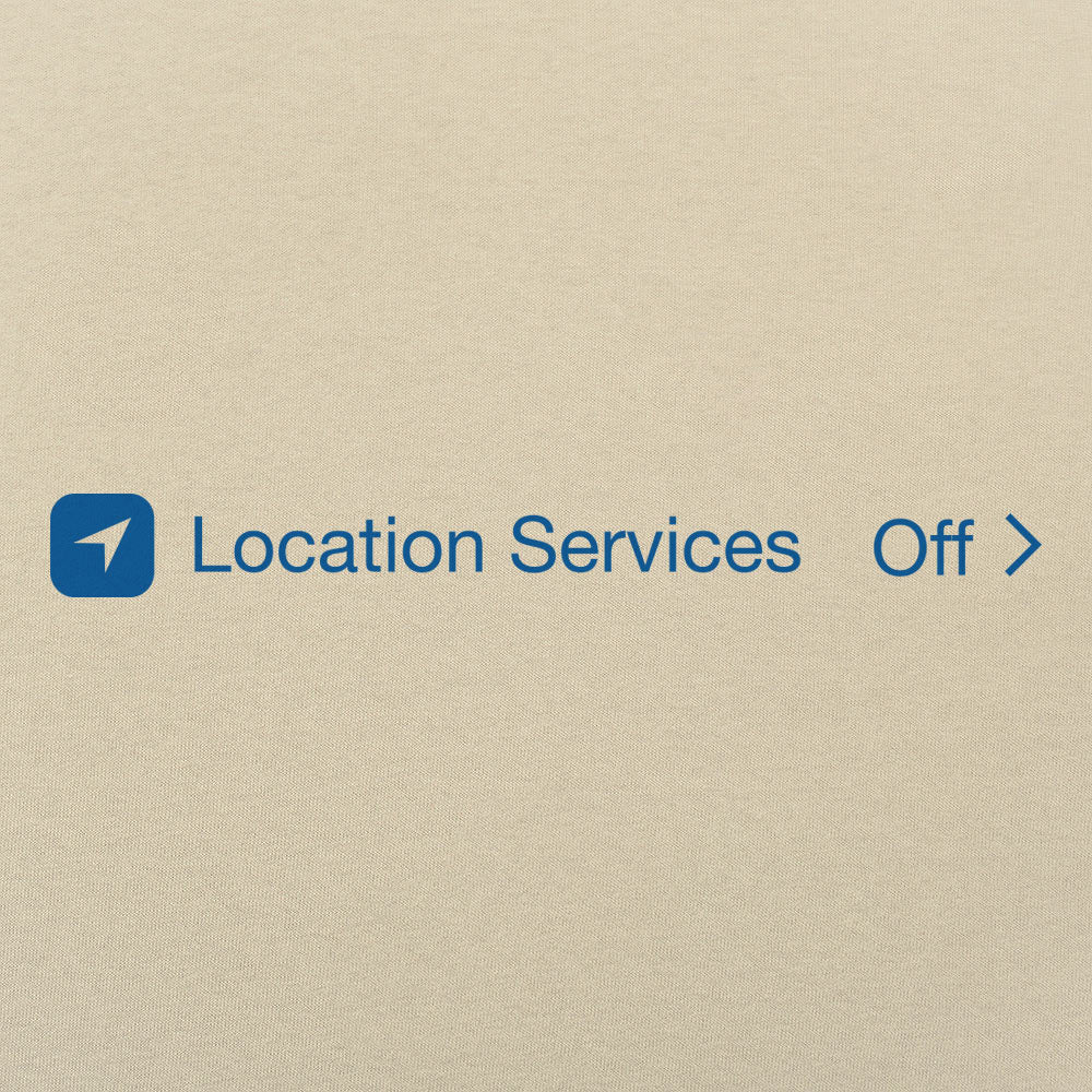 Location Services Off