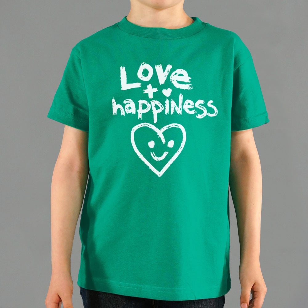 Love Plus Happiness Equals Smiling Heart