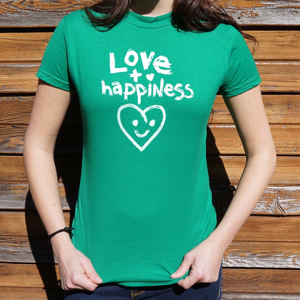 Love Plus Happiness Equals Smiling Heart