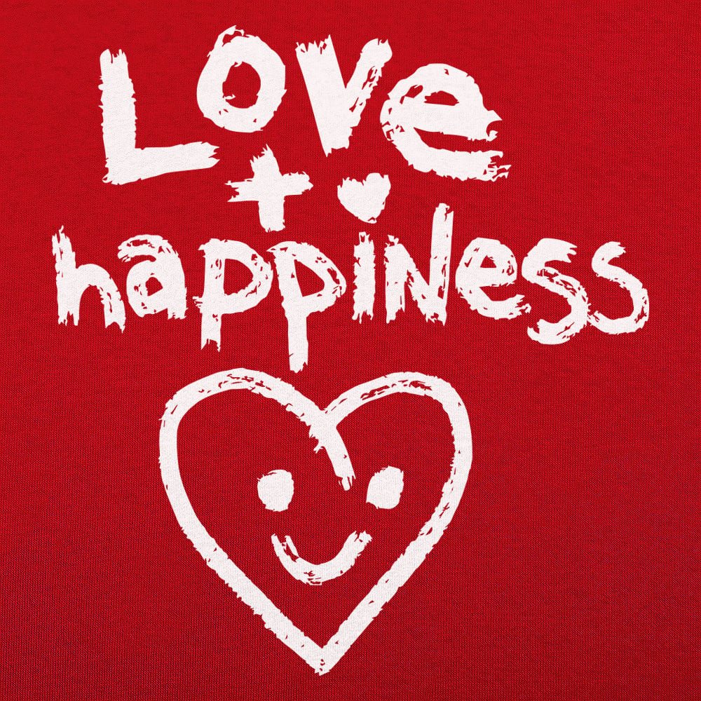 Love Plus Happiness Equals Smiling Heart