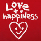 Love Plus Happiness Equals Smiling Heart