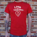 Love Plus Happiness Equals Smiling Heart