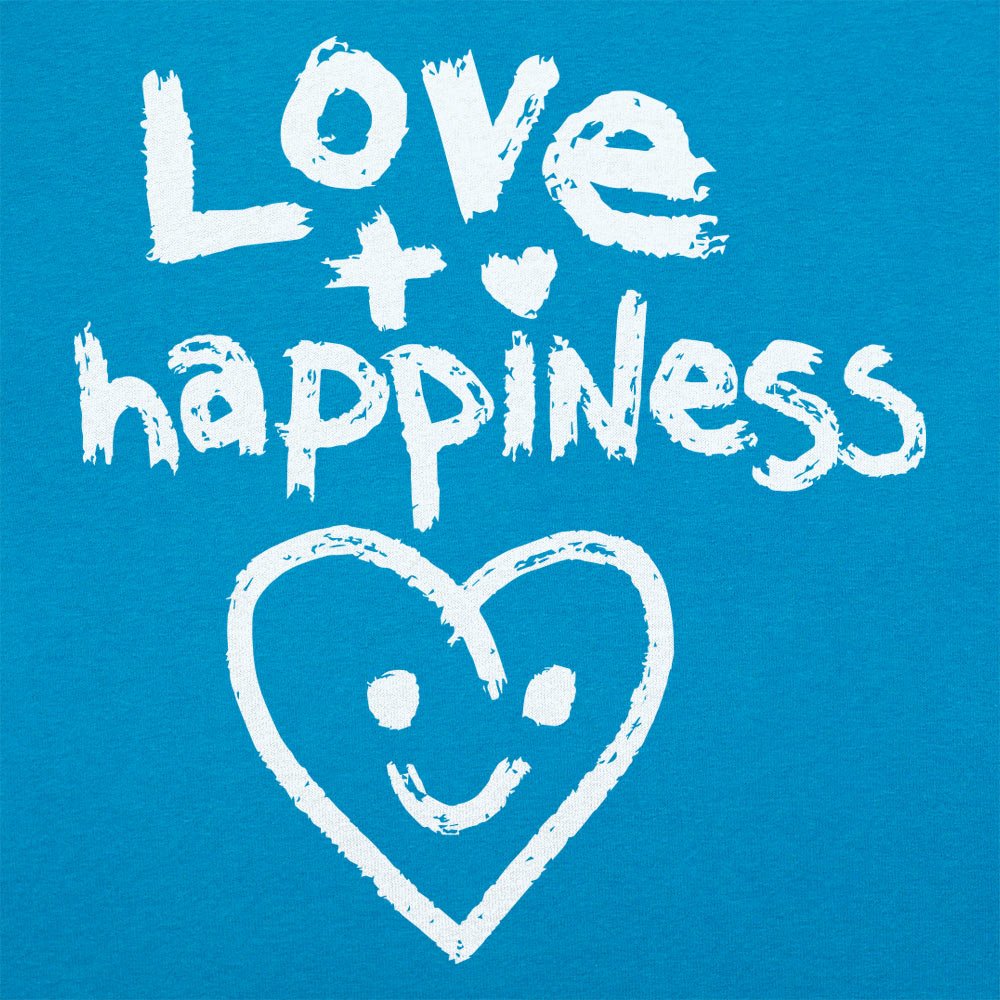 Love Plus Happiness Equals Smiling Heart