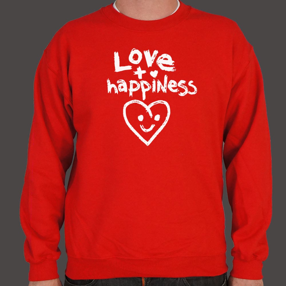 Love Plus Happiness Equals Smiling Heart