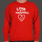 Love Plus Happiness Equals Smiling Heart