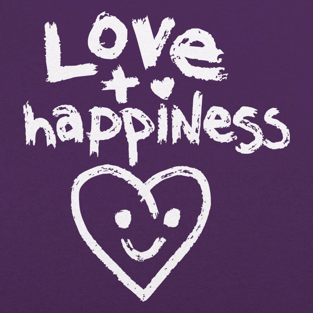 Love Plus Happiness Equals Smiling Heart
