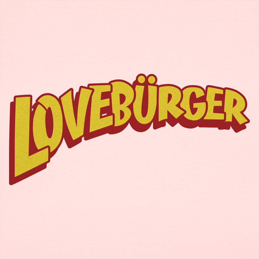 Loveburger Retro 90s Band Logo