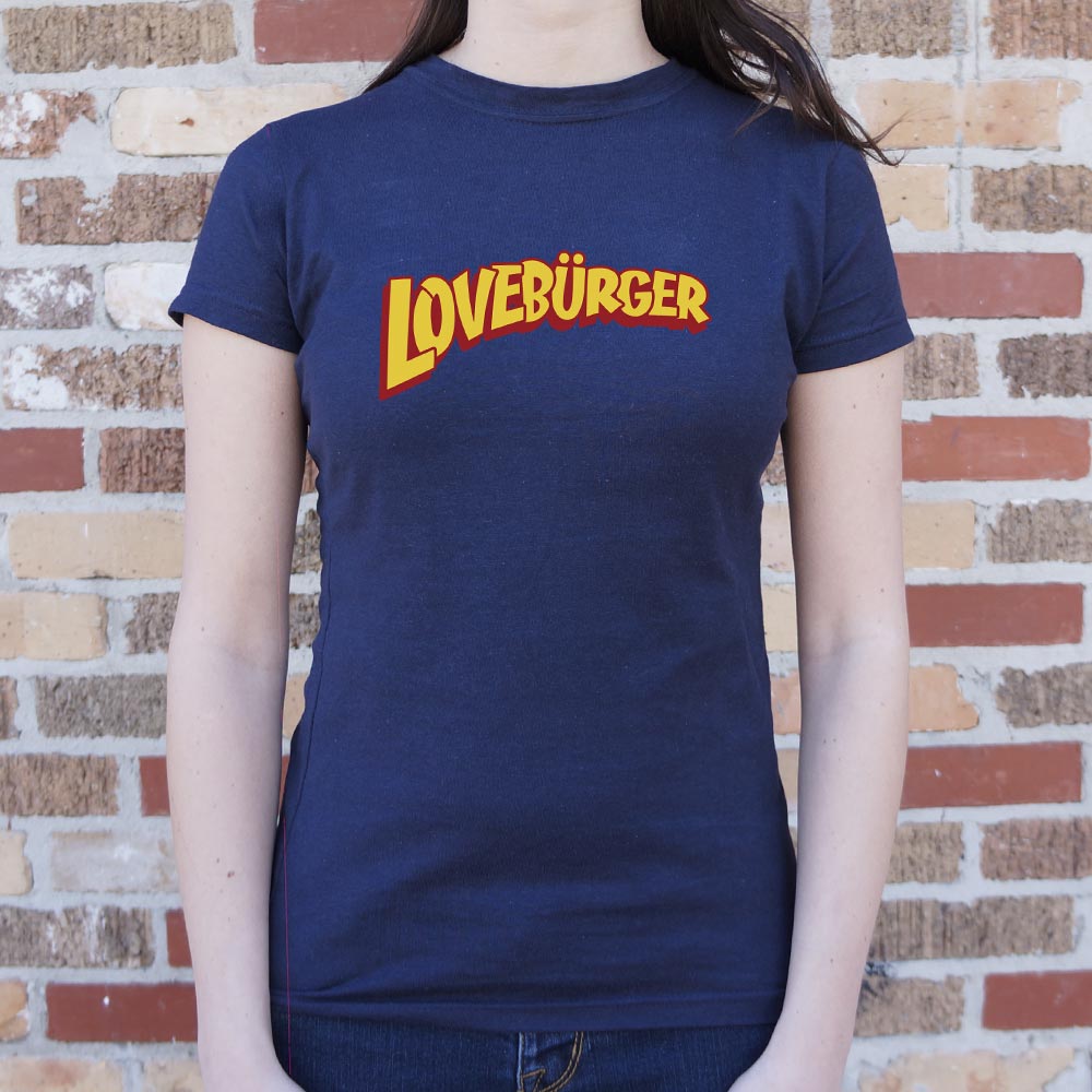 Loveburger Retro 90s Band Logo