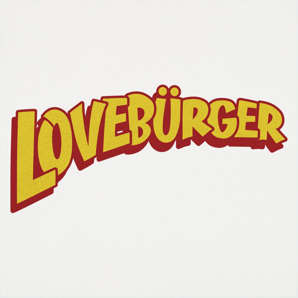 Loveburger Retro 90s Band Logo