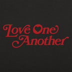 Love One Another Retro Heart Typography