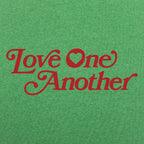Love One Another Retro Heart Typography