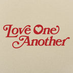 Love One Another Retro Heart Typography