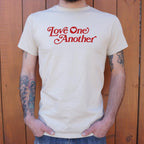 Love One Another Retro Heart Typography