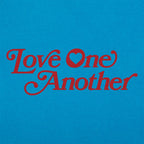 Love One Another Retro Heart Typography