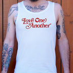 Love One Another Retro Heart Typography