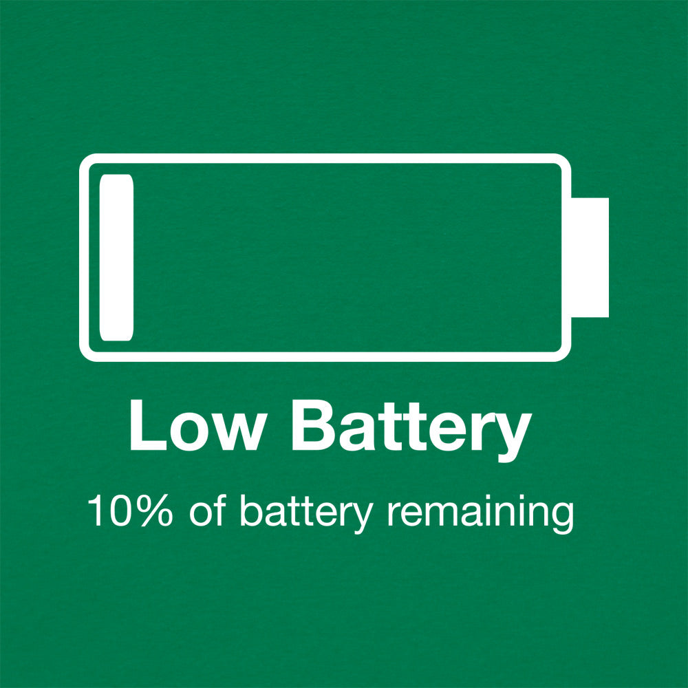 Low Battery Phone Icon Pun