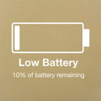 Low Battery Phone Icon Pun