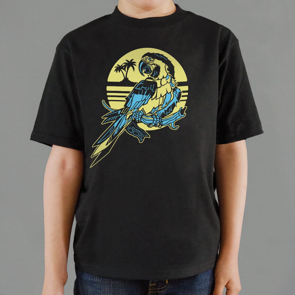 Tropical Macaw Parrot Graphic
