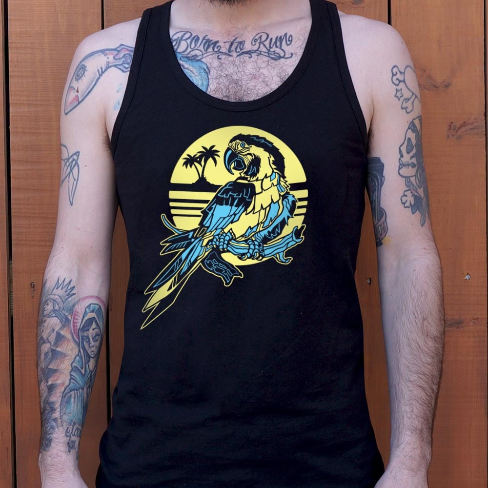 Tropical Macaw Parrot Graphic