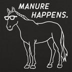 Manure Happens Cool Horse Wearing Sunglasses