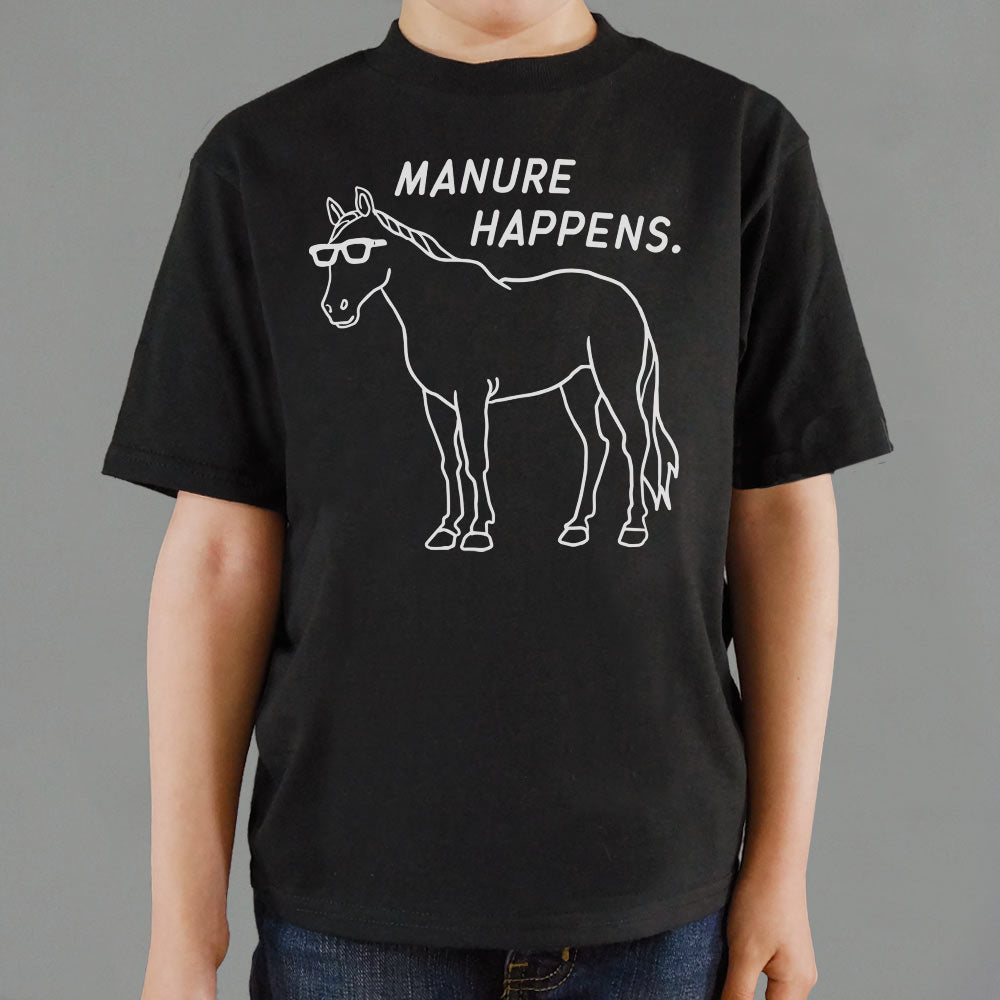 Manure Happens Cool Horse Wearing Sunglasses