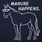 Manure Happens Cool Horse Wearing Sunglasses