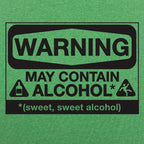 May Contain Alcohol Warning Sign